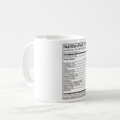 Mug Faits de nutrition pour 1L (Devant gauche)