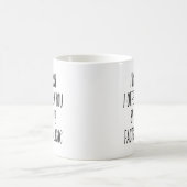 Mug Faits et logique drôles d'ingénieur ou de scientif (Centre)
