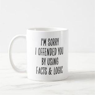 Mug Faits et logique drôles d'ingénieur ou de scientif