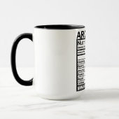 Mug Faits nutritionnels architectes (Gauche)