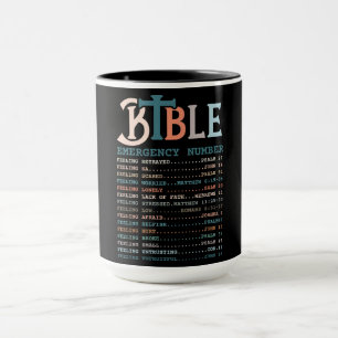 Mug Faits nutritionnels de la Bible chrétienne