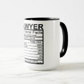 Mug Faits nutritionnels de l'avocat (Devant droit)