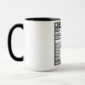 Mug Faits nutritionnels des dentistes (Gauche)