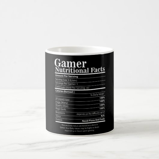 Mug Faits nutritionnels du joueur (Centre)