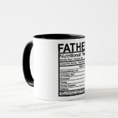 Mug Faits nutritionnels du père (Devant gauche)