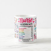 Mug Faits Nutritionnels Infirmière Drôles (Centre)
