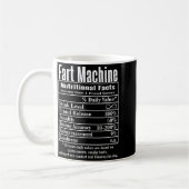 Mug Faits Nutritionnels Machine à Pets Blagues de Papa (Gauche)