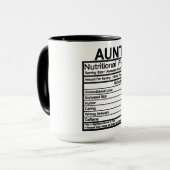 Mug Faits nutritionnels non significatifs (Devant gauche)