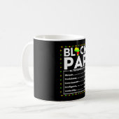 Mug Faits sur la partition de l'histoire noire Junenth (Devant gauche)