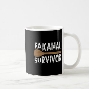 Mug Fak Survivor - Drôle Héritage de Fils en Bois Hong