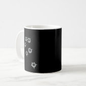 Mug Fake Bullet Hole Funny Costume Graphic Design  (Devant gauche)
