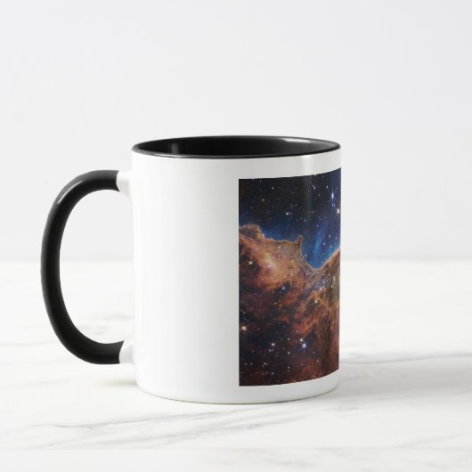 Mug Falaises cosmiques Carina Nebula Space Webb Telesc (Gauche)