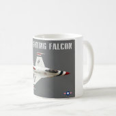MUG FALCON DE COMBAT F-16C (Devant droit)