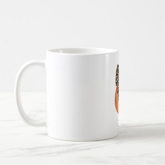 Mug Fall Coquette Pumpkin Bow (Gauche)