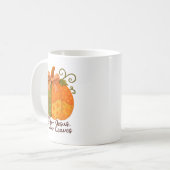 Mug Fall For Jesus He Never Leaves Pumpkin Autumn Chri (Devant gauche)