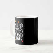 Mug Fall For Jesus He Never Leaves Thanksgiving Christ (Devant gauche)