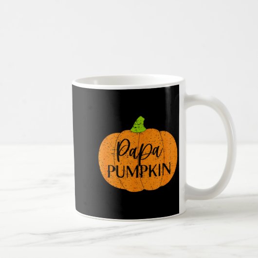 Mug Fall Halloween Thanksgiving Papa Pumpkin Soon To B (Droite)