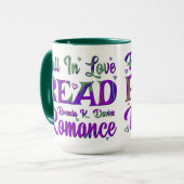 Mug Fall In Love Read Brenda K Davies Romance (Devant gauche)