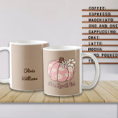 Mug Fall In Love with Pink Fall Gifts