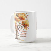 Mug Fall Into Learning – Inspirational Autumn  (Devant gauche)