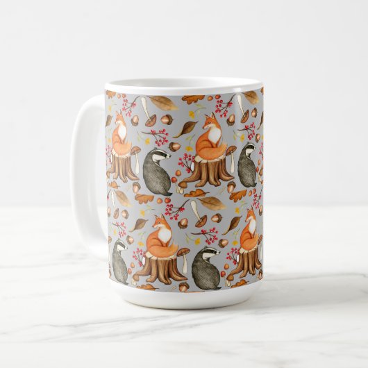 Mug Fall Leaves Badger & Fox (Devant gauche)