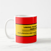 Mug Fallacy logique : Conclusion Négative De L'Affir.. (Gauche)