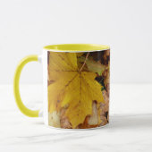 Mug Fallen Maple Feuille Jaune Automne Nature (Gauche)