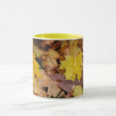 Mug Fallen Maple Feuille Jaune Automne Nature (Centre)