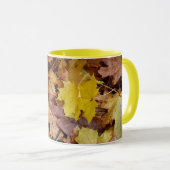 Mug Fallen Maple Feuille Jaune Automne Nature (Devant droit)