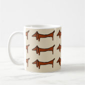 Mug Fameux Dachshund Abstrait (Gauche)