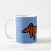 Mug Fameux Dachshund Abstrait (Gauche)