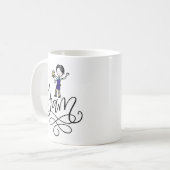 Mug Famier, illustré et lettré à la main (Devant gauche)