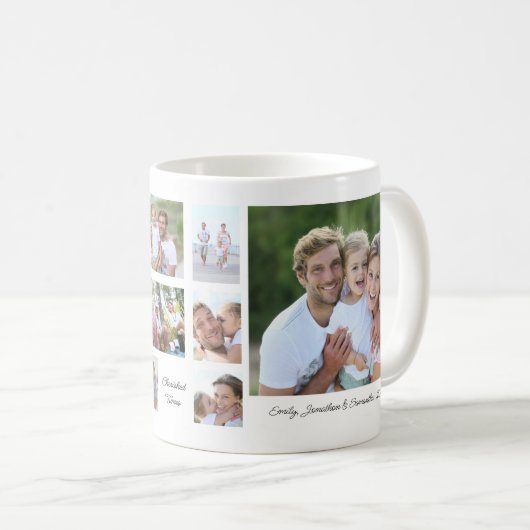 Mug Famille 12 Photo Collage Citations scientifiques N (Devant droit)