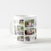 Mug Famille 12 Photo Collage Citations scientifiques N (Devant gauche)
