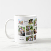 Mug Famille 12 Photo Collage Citations scientifiques N (Gauche)