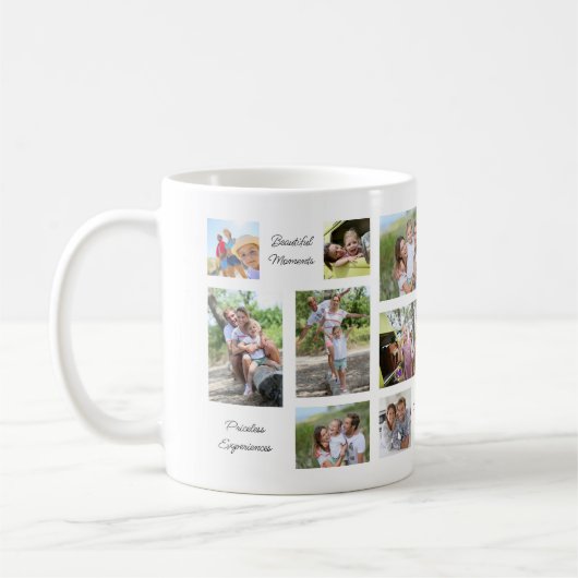 Mug Famille 12 Photo Collage Citations scientifiques N (Gauche)