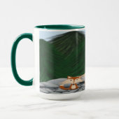 Mug Famille adorable de renards (Gauche)