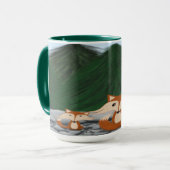 Mug Famille adorable de renards (Devant gauche)