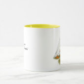 Mug Famille blanche de canard de coureur (Centre)