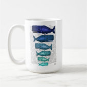 Mug Famille Blue Whale (Gauche)