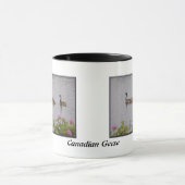 Mug Famille canadienne d'oies sur la boue du lac (Centre)