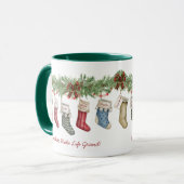 Mug Famille de 11 ans | Petits enfants | Milieu de tra (Devant gauche)