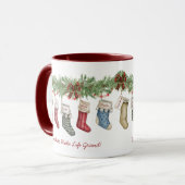 Mug Famille de 11 ans | Petits enfants | Milieu de tra (Devant gauche)