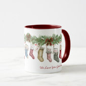 Mug Famille de 12 | Petits enfants | Milieu de travail (Devant droit)