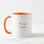Mug Famille de canards à crête (Gauche)