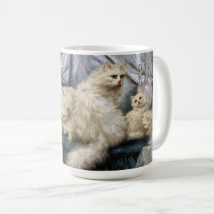 Mug Famille de chats blancs, Carl Kahler