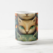 Mug Famille de chats couleur Whimsical 3b (Centre)