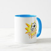 Mug Famille de football (Devant droit)