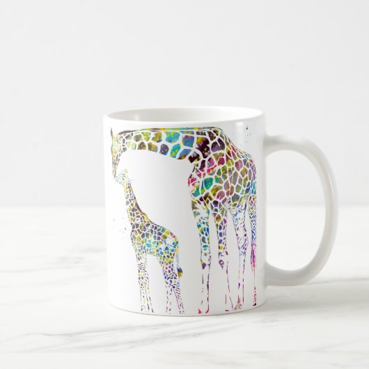 Mug Famille de girafes (Droite)