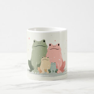Mug Famille de grenouilles – Jolie illustration fantai